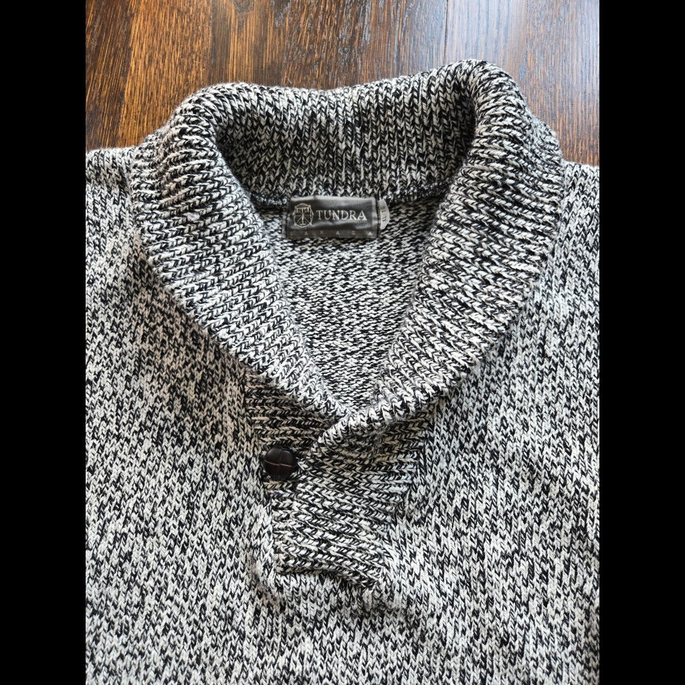 Tundra Canada Melange Wool Cotton Blend Sweater Size XL